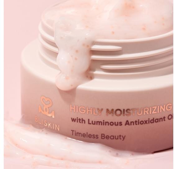 Интенсивно увлажняющий крем с сияющими антиоксидантными капсулами BLISKIN Highly Moisturizing Cream with Luminous Antioxidant Oil Capsules 50 мл